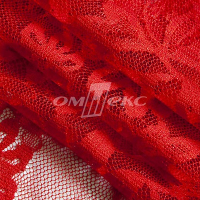 Кружевное полотно стрейч 15A29/RED, 105 гр/м2, шир.155см - купить в Ханты-Мансийске. Цена 2 101.46 руб.