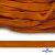 Шнур плетеный (плоский) d-12 мм, (уп.90+/-1м), 100% полиэстер, цв.267 - оранжевый - купить в Ханты-Мансийске. Цена: 8.62 руб.