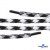 Шнурки #108-19, круглые 145 см, цв.-чёрно/белый - купить в Ханты-Мансийске. Цена: 33.91 руб.