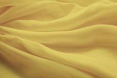 Портьерный капрон 12-0826, 47 гр/м2, шир.300см, цвет св.жёлтый - купить в Ханты-Мансийске. Цена 137.27 руб.