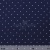 Креп стрейч Амузен, 85 г/м2, 19-3920 (т. синий)/белый мелкий горох, шир.150 см - купить в Ханты-Мансийске. Цена 220.50 руб.