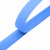 Липучка с покрытием ПВХ, 30% нейлон 70% пэ, шир. 25 мм (упак. 25 м), цв.078 - голубой - купить в Ханты-Мансийске. Цена: 17.62 руб.