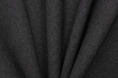 Ткань костюмная 25505 2003, 265 гр/м2, шир.150см, цвет т.серый - купить в Ханты-Мансийске. Цена 418.73 руб.