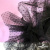 Евро-фатин горох, 100% полиэфир, 15 г/м2, 150 см. 16-167/черный - купить в Ханты-Мансийске. Цена 241.13 руб.
