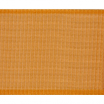 Лента капроновая "Гофре", шир. 110 мм/уп. 50 м, цвет оранжевый - купить в Ханты-Мансийске. Цена: 26.93 руб.