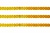 Пайетки "ОмТекс" на нитях, CREAM, 6 мм С / упак.73+/-1м, цв. 92 - золото - купить в Ханты-Мансийске. Цена: 484.77 руб.