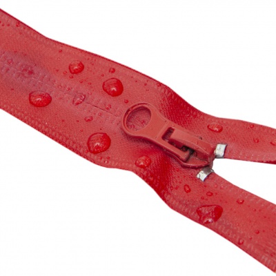 Молния водонепроницаемая PVC Т-7, 90 см, разъемная, цвет (820) красный - купить в Ханты-Мансийске. Цена: 61.18 руб.