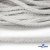 Шнур плетеный d-6 мм круглый, 70% хлопок 30% полиэстер, уп.90+/-1 м, цв.1076-белый - купить в Ханты-Мансийске. Цена: 588 руб.