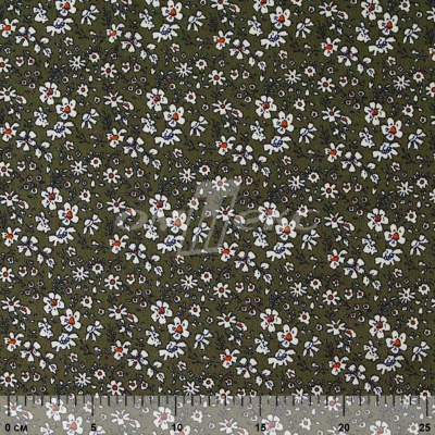 Плательная ткань "Фламенко" 11.2, 80 гр/м2, шир.150 см, принт растительный - купить в Ханты-Мансийске. Цена 259.21 руб.