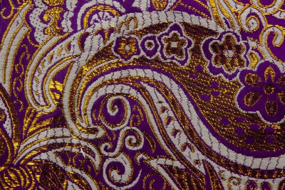 Ткань костюмная жаккард №9, 140 гр/м2, шир.150см, цвет фиолет - купить в Ханты-Мансийске. Цена 387.20 руб.