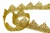 Тесьма металлизированная 8204, шир. 40 мм/уп. 13,7+/-1 м, цвет золото - купить в Ханты-Мансийске. Цена: 420.42 руб.