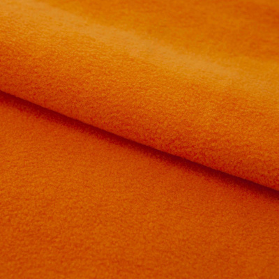 Флис DTY 16-1358, 250 г/м2, шир. 150 см, цвет оранжевый - купить в Ханты-Мансийске. Цена 640.46 руб.