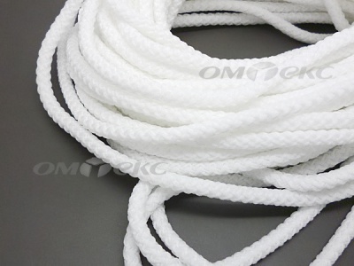 Шнур 1с35 4 мм крупное плетение 200 м белый - купить в Ханты-Мансийске. Цена: 1.10 руб.