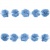 Тесьма плетеная "Рюш", упак. 9,14 м, цвет голубой - купить в Ханты-Мансийске. Цена: 45.87 руб.