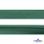 Косая бейка атласная "Омтекс" 15 мм х 132 м, цв. 056 темный зеленый - купить в Ханты-Мансийске. Цена: 225.81 руб.