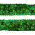 Тесьма с пайетками D4, шир. 20 мм/уп. 25+/-1 м, цвет зелёный - купить в Ханты-Мансийске. Цена: 778.19 руб.