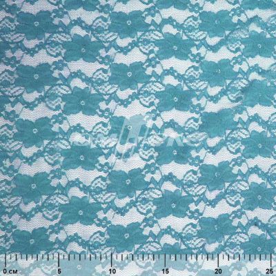 Кружевное полотно стрейч 15A61/BLUE, 100 гр/м2, шир.150см - купить в Ханты-Мансийске. Цена 1 581 руб.