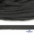 Шнур плетеный d-8 мм плоский, 70% хлопок 30% полиэстер, уп.85+/-1 м, цв.1026-серый - купить в Ханты-Мансийске. Цена: 735 руб.