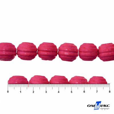 0309-Бусины деревянные "ОмТекс", 16 мм, упак.50+/-3шт, цв.023-розовый - купить в Ханты-Мансийске. Цена: 62.22 руб.