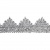Тесьма металлизированная 0384-0240, шир. 40 мм/уп. 25+/-1 м, цвет серебро - купить в Ханты-Мансийске. Цена: 490.74 руб.
