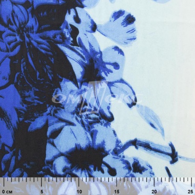 Плательная ткань "Фламенко" 19.1, 80 гр/м2, шир.150 см, принт растительный - купить в Ханты-Мансийске. Цена 241.49 руб.