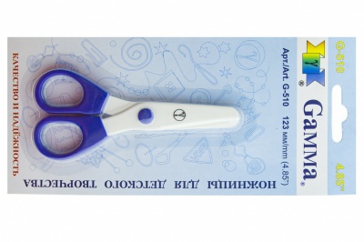 Ножницы G-510 детские 123 мм - купить в Ханты-Мансийске. Цена: 137.45 руб.