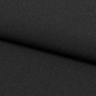 Костюмная ткань с вискозой "Рошель", 250 гр/м2, шир.150см, цвет чёрный - купить в Ханты-Мансийске. Цена 438.12 руб.