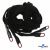 Шнурки #106-01, плоские 130 см, декор.наконечник, цв.чёрный - купить в Ханты-Мансийске. Цена: 43.98 руб.