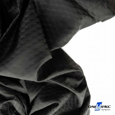 Ткань подкладочная Жаккард PV2416932, 93г/м2, 145 см,черный - купить в Ханты-Мансийске. Цена 241.46 руб.