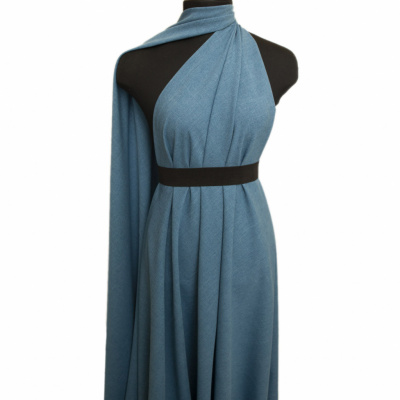 Ткань костюмная габардин "Меланж" 6107А, 172 гр/м2, шир.150см, цвет голубой - купить в Ханты-Мансийске. Цена 299.21 руб.
