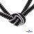 Шнурки #108-4, плоские 130 см, цв.-чёрно/белый - купить в Ханты-Мансийске. Цена: 47.52 руб.