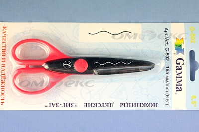 Ножницы G-502 детские 165 мм - купить в Ханты-Мансийске. Цена: 292.21 руб.