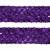 Тесьма с пайетками 12, шир. 35 мм/уп. 25+/-1 м, цвет фиолет - купить в Ханты-Мансийске. Цена: 1 308.30 руб.