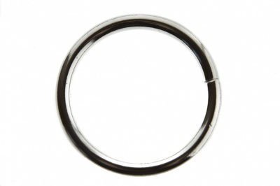 Кольцо металлическое d-38 мм, цв.-никель - купить в Ханты-Мансийске. Цена: 4.89 руб.