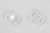 Кнопки пришивные пластиковые 13 мм, блистер 24шт, цв.-прозрачные - купить в Ханты-Мансийске. Цена: 62.27 руб.