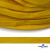 Шнур плетеный (плоский) d-12 мм, (уп.90+/-1м), 100% полиэстер, цв.269 - жёлтый - купить в Ханты-Мансийске. Цена: 8.62 руб.