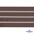 Репсовая лента 005, шир. 6 мм/уп. 50+/-1 м, цвет коричневый - купить в Ханты-Мансийске. Цена: 88.45 руб.