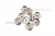 Кнопки пришивные 30 мм никель - купить в Ханты-Мансийске. Цена: 18.68 руб.