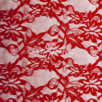 Кружевное полотно стрейч 15A29/RED, 105 гр/м2, шир.155см - купить в Ханты-Мансийске. Цена 2 101.46 руб.