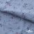 Ткань Муслин принт, 100% хлопок, 125 гр/м2, шир. 140 см, #2308 цв. 69 серо-голубой с цветком - купить в Ханты-Мансийске. Цена 413.11 руб.
