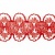 140-Кружево капрон 15мм цв.13-красный - купить в Ханты-Мансийске. Цена: 4.21 руб.