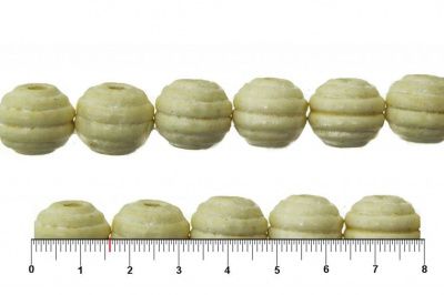 0309-Бусины деревянные "ОмТекс", 16 мм, упак.50+/-3шт, цв.035-белый - купить в Ханты-Мансийске. Цена: 62.22 руб.