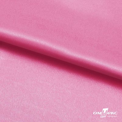Поли креп-сатин 15-2215, 125 (+/-5) гр/м2, шир.150см, цвет розовый - купить в Ханты-Мансийске. Цена 155.57 руб.