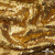 Трикотажное полотно, Сетка с пайетками,188 гр/м2, шир.140 см, цв.-тем.золото (#51) - купить в Ханты-Мансийске. Цена 505.15 руб.