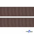 Репсовая лента 005, шир. 25 мм/уп. 50+/-1 м, цвет коричневый - купить в Ханты-Мансийске. Цена: 298.75 руб.