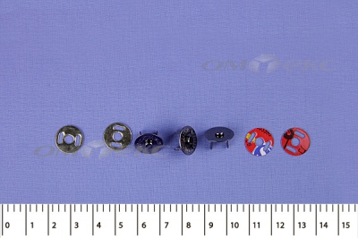 Кнопки магнитные МКМ-02, диам. 18 мм, чёрный никель - купить в Ханты-Мансийске. Цена: 14.49 руб.