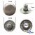 Кнопка металлическая "Альфа" с пружиной, 15 мм (уп. 720+/-20 шт), цвет никель - купить в Ханты-Мансийске. Цена: 1 466.73 руб.