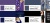 Костюмная ткань "Элис" 18-3921, 200 гр/м2, шир.150см, цвет голубика - купить в Ханты-Мансийске. Цена 303.10 руб.