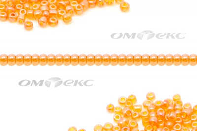 Бисер (TL) 11/0 ( упак.100 гр) цв.109В - оранжевый - купить в Ханты-Мансийске. Цена: 44.80 руб.