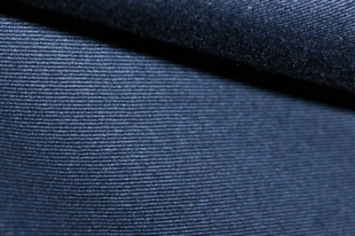 Ткань костюмная 8874/3, цвет темно-синий, 100% полиэфир - купить в Ханты-Мансийске. Цена 433.60 руб.